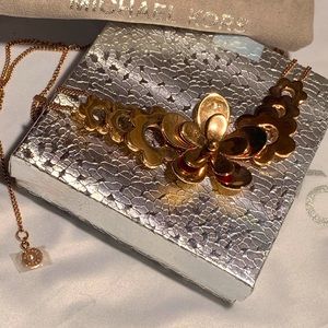 MICHAEL KORS🌟🥰”MK🌸FLOWER DECLARATION NECKLACE🥰